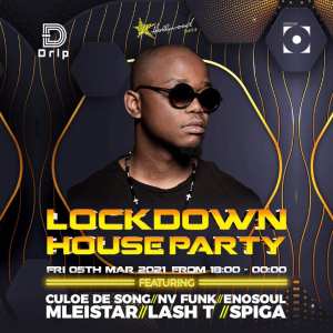 Culoe De Song – Lockdown House Party 5th March 2021 Hiphopza - Culoe De Song – Lockdown House Party (5th March 2021)