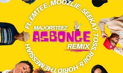 Majorsteez ft Emtee Toss Roiii Moozlie Seekay Horid The Messiah Asbonge Remix scaled Afro Beat Za 400x240 - Majorsteez ft Emtee, Toss, Roiii, Moozlie, Seekay & Horid The Messiah – Asbonge (Remix)