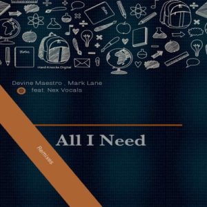 Devine Maestro, Mark Lane, Nex Vocals – All I Need (DJ Welcome Intagilos Mix) (Audio)